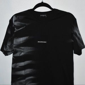 Balenciaga black dyed box logo